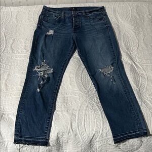 7 for all mankind distressed jeans sz: 29